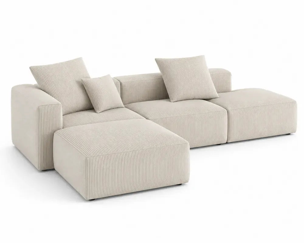 Modulares Sofa Beige Cord