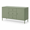 Metall Sideboard mit 3 Schubladen und 2 Türen, grün