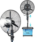 Ventilator, Oszillation, Restaurant, Ventilator zur Luftzirkulation, Nebelventilator mit 90° Oszillation