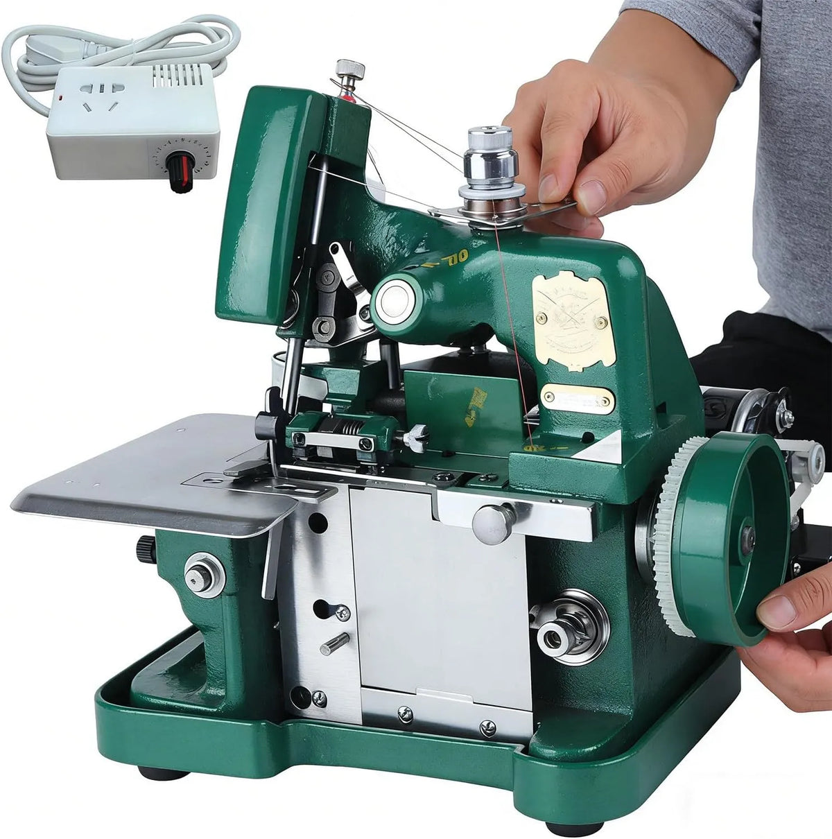 Hochleistungs-Overlock-Nähmaschine, Overlockmaschine, elektrische Nähmaschine, 5,0 mm, Industrie, gewerblich