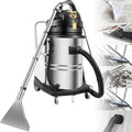 Saug-Polsterreinigungsmaschine, Teppichreinigungsmaschine, Teppich- und Polsterreiniger, 60 l, Edelstahl, für Teppiche, Gewerbliche