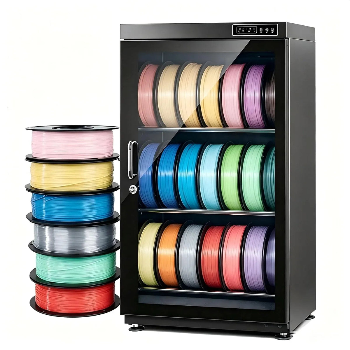Drucker, 70 L, Trockenschrank 3D-Drucker-Filament-Luftentfeuchter, 3D-Optik, Aufbewahrungsbox For PLA/ABS/PETG/TPU-Filament