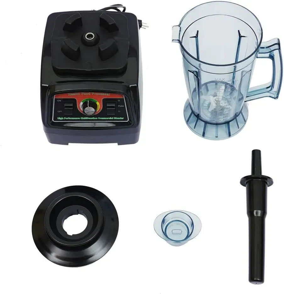 Standmixer 2In1, 2800 W, tragbar, Edelstahl, Küchenmixer