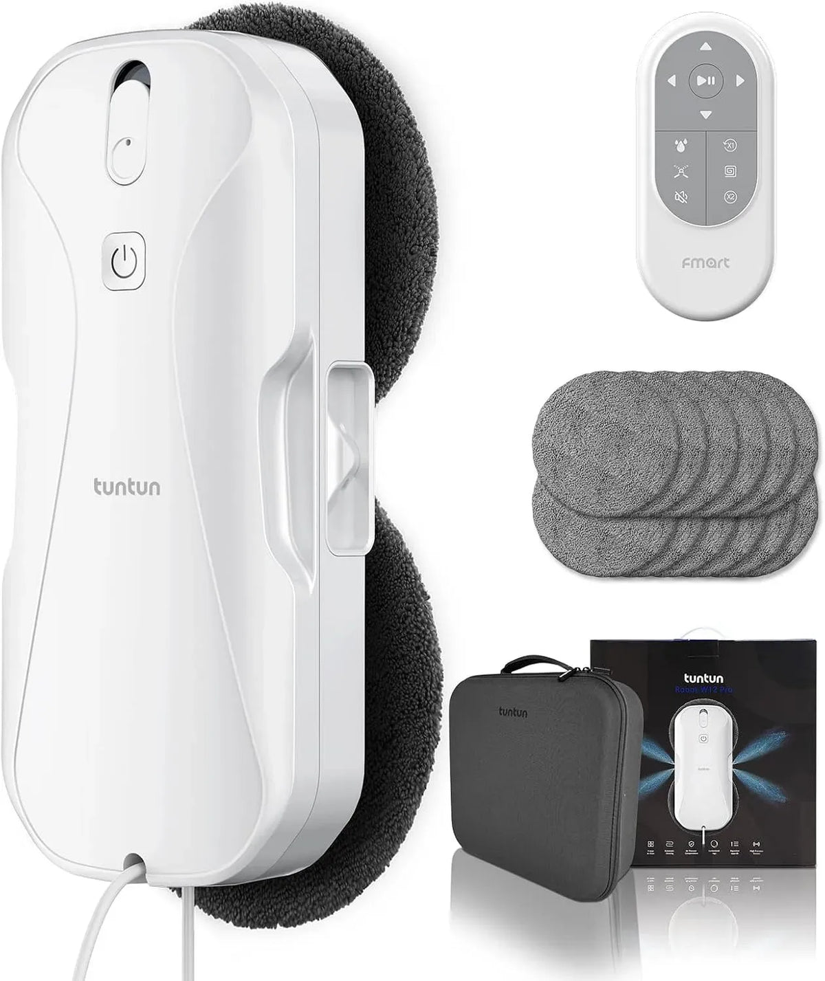 W12pro Fensterputzroboter, für Glatte Oberflächen geeignet, tuntun