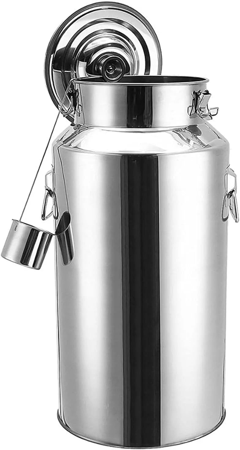 X 50 Milchkanister/Flüssigkeitsbehälter, Heißwasserspender, Heißwasserbereiter, 25 X 50 cm, 24 L, Edelstahl