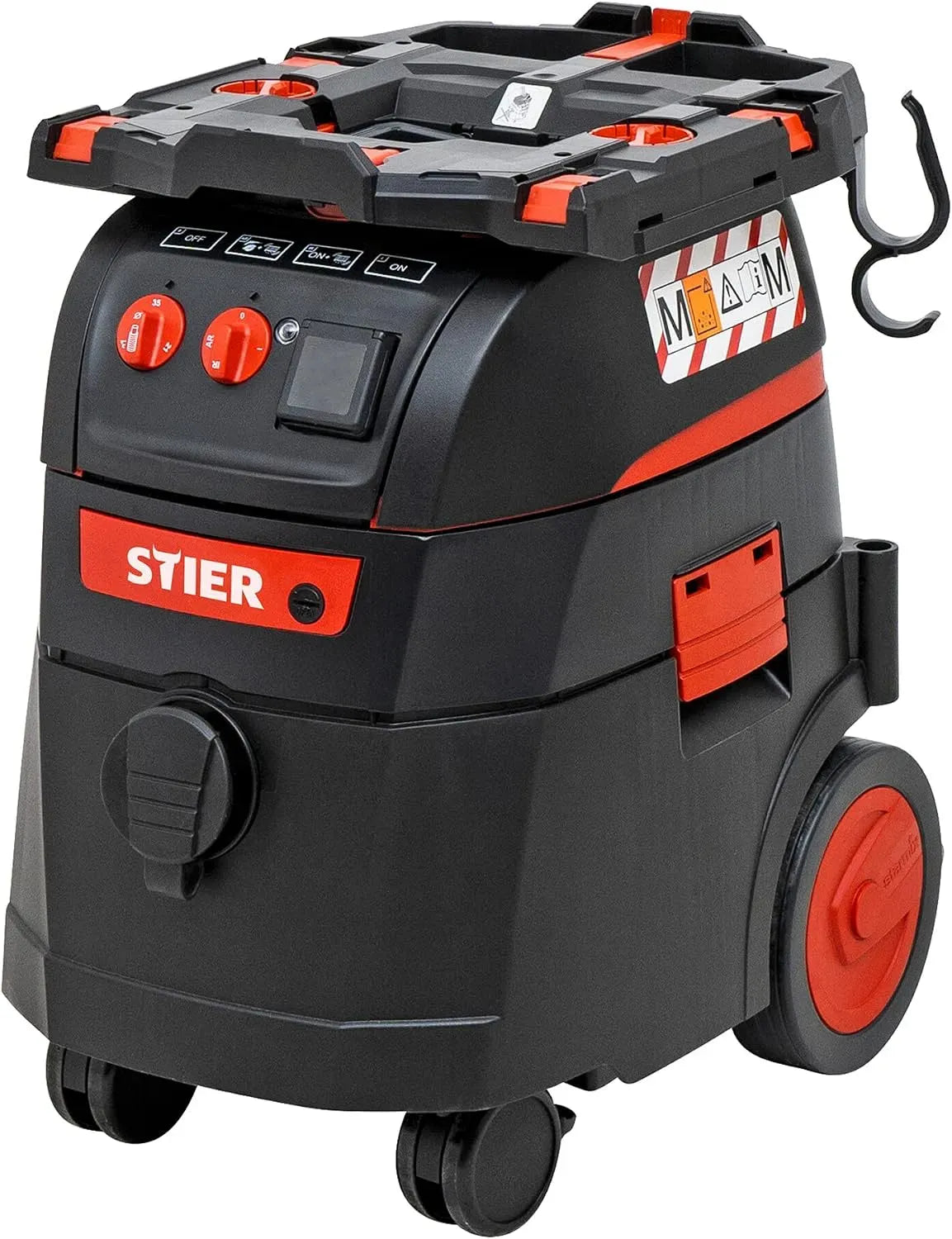 Staubsauger, 35 L, 1400 W, STIER ABS-35M 13m, elektrisches Staubsauggerät, Nass-Trockensauger ABS-35M Premium