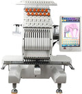Einkopf-12-Nadel-Stickmaschine 10-Zoll-Touchscreen Einkopf-12-Nadel-Stickmaschine, Heimstickmaschine, Stickautomat, Touch-Bedienung, gewerblich