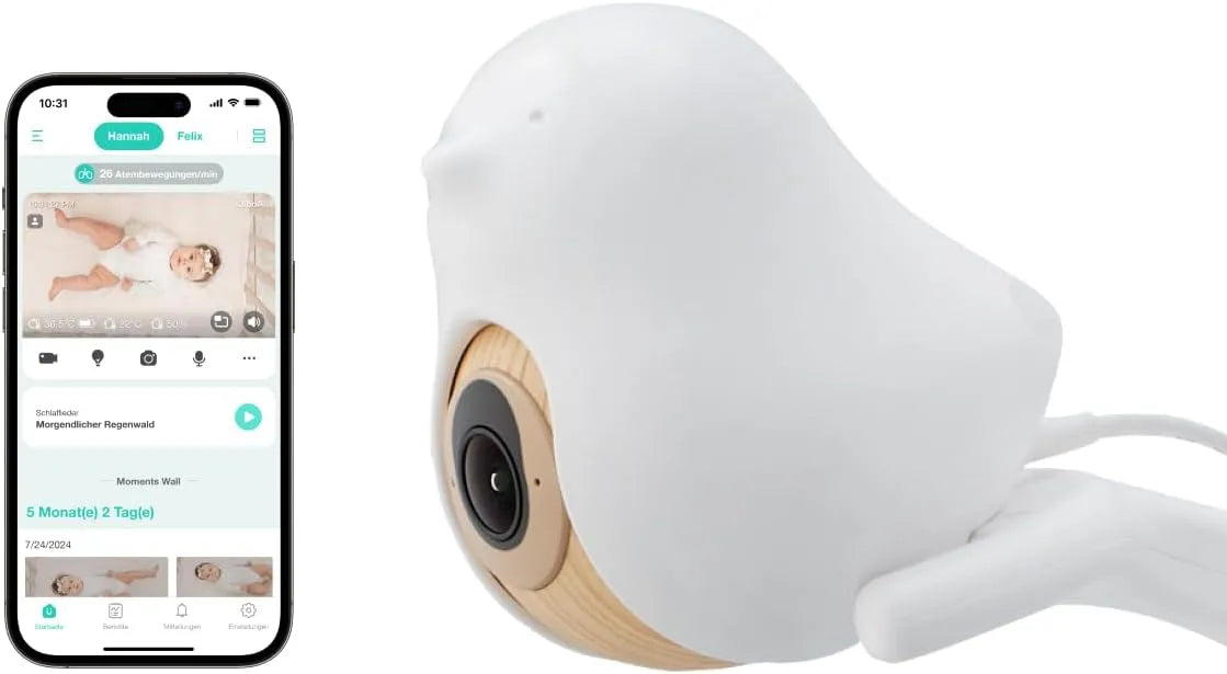 WLAN-Babykamera, Babyphone, Babyüberwachungsgerät