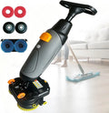 Doppelbürsten-Scheuersaugmaschine, Reinigungsmaschine, Bodenreiniger, elektrisches Bodenreinigungsgerät, 43 cm, 4,5 L, 7,5 L, großer Wassertank