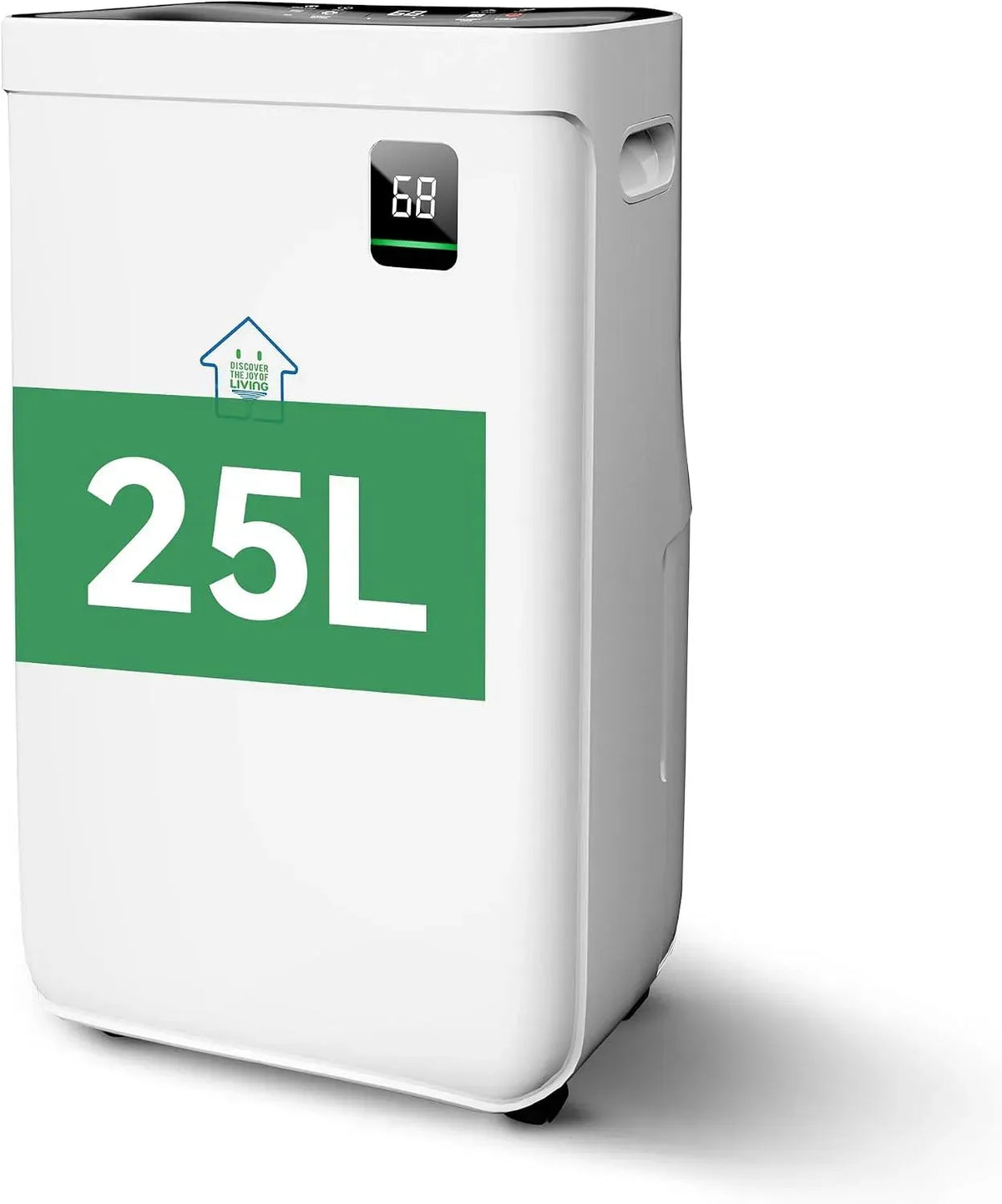 Luftentfeuchter, 80 ㎡, 215 m³, Raumentfeuchter, Luftentfeuchter 25 Liter/Tag für Räume von ca