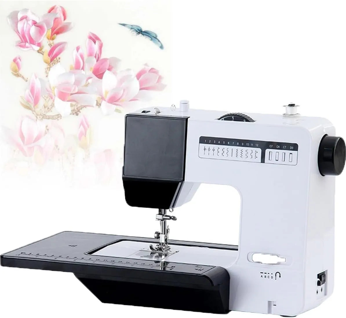 Industrienähmaschine, Stickmaschine, Anfänger, elektrische Nähmaschine, Stickautomat, tragbar, für Anfänger