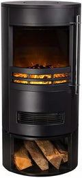 Kaminofen, 420 x 420 x 850 mm, 2.000 W, 2000 W, 1,5 m, aluminium, Glas