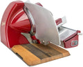 Aufschnittmaschine, Schneidemaschine, Einlegebrett, Rot