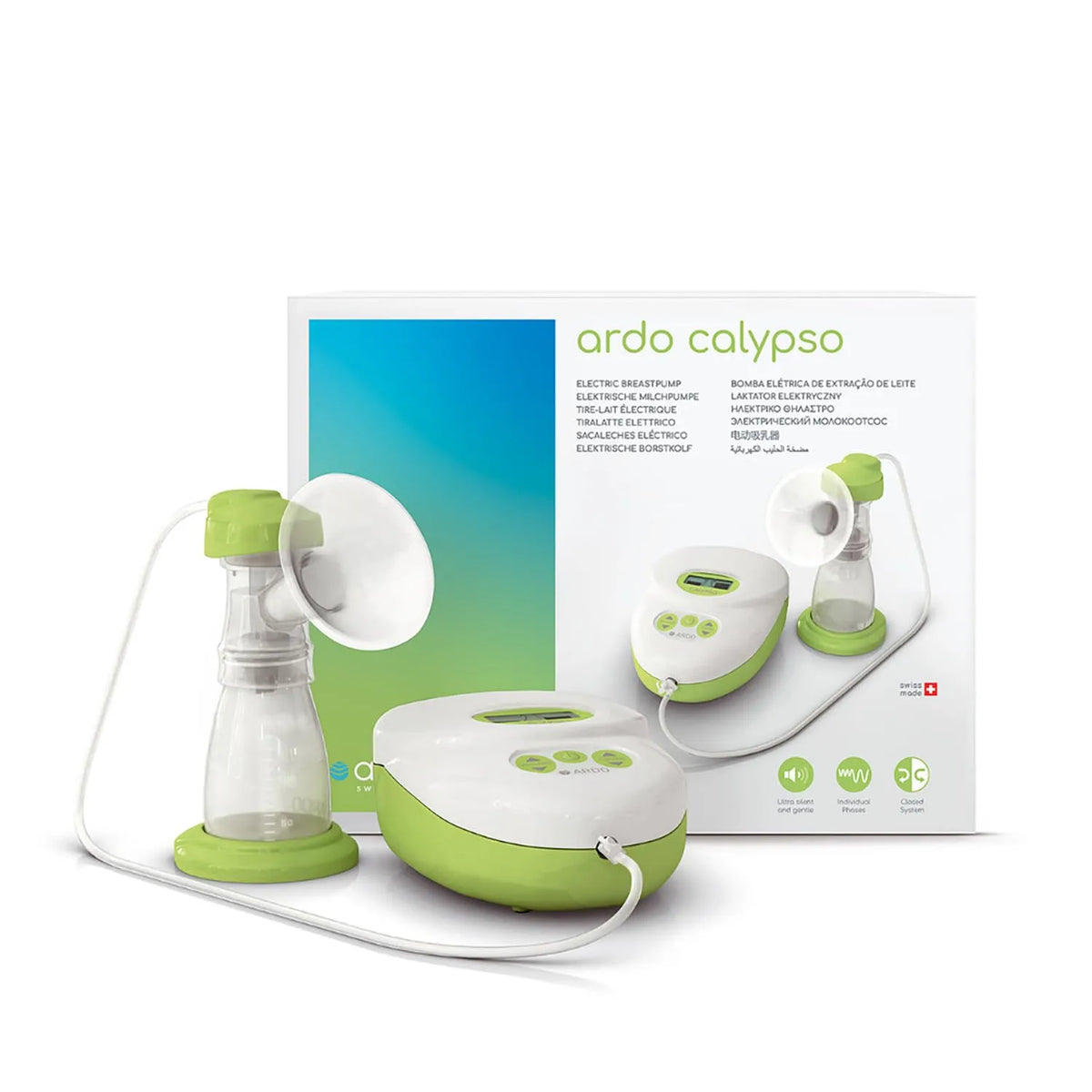 Milchpumpe, elektrische Stillpumpe, leise, Flüsterleise & sanft Muttermilch abpumpen, individuell einstellbar, frei von BPA & BPS