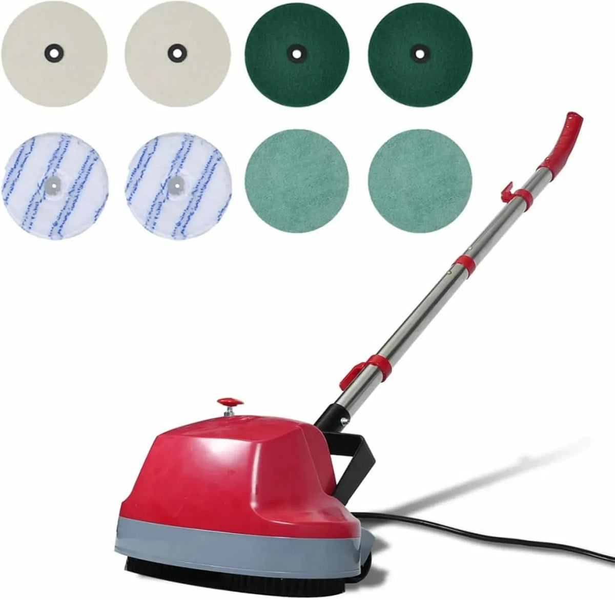 Staubsauger, elektrisches Staubsauggerät, Bohnermaschine, 5 in 1 Doppelkopf Bohnermaschine Polierer Staubsauger Poliermaschine