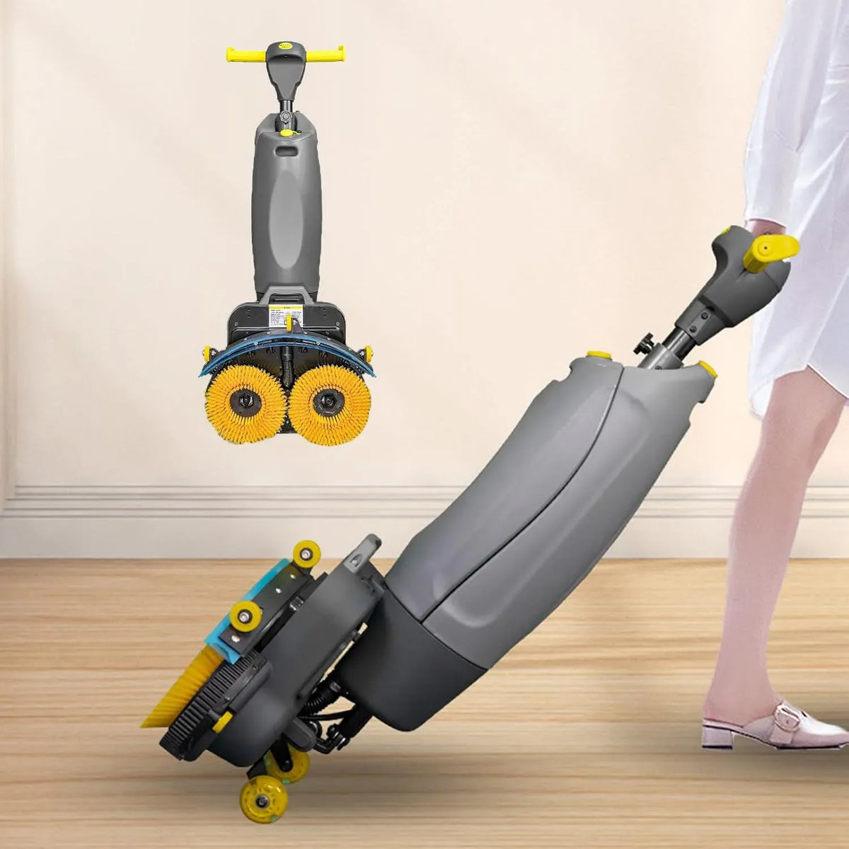 3-in-1-Reinigungswerkzeug in-1-Reinigungswerkzeug, Handkehrmaschine, Bodenkehrmaschine, 45 cm, für Hotels