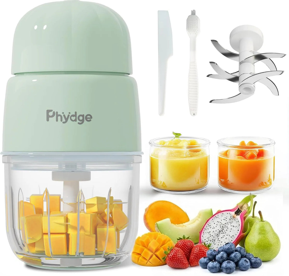 Küchenmaschine, Küchenroboter, Babynahrungspüree-Maschine, Baby-Küchenmaschine für Obst