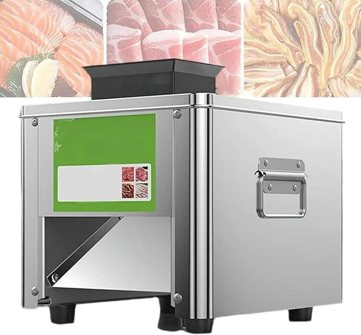 150kg/h Fleischschneider, Allesschneider, Schneidemaschine für Lebensmittel, 850 W, 150 kg, 3.5 mm, Edelstahl, für Gewerbe