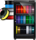 3D-Filament-Trockenschrank Filament-Trockenschrank, Edelstahlregal, 115 L, 10 W, 4 mm, 3D-Optik, Digitalanzeige, Kunststoff, Glas