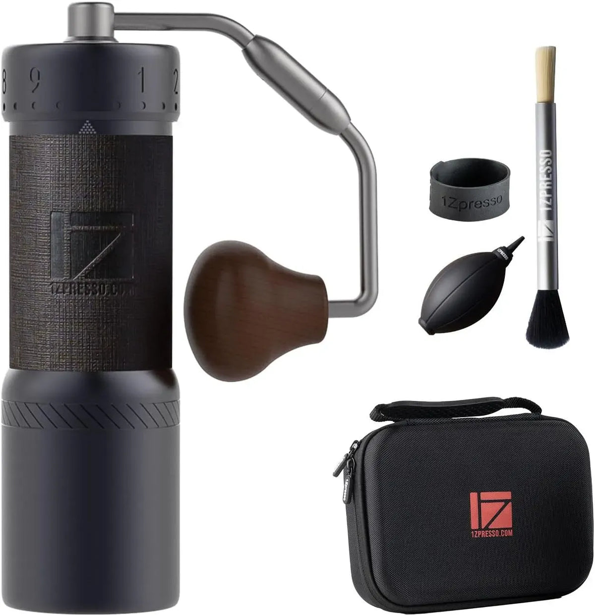 1Zpresso Auffangbehälter, Kaffeemühle, Kaffeebohnenmühle, 40 g, Grau, für Espresso