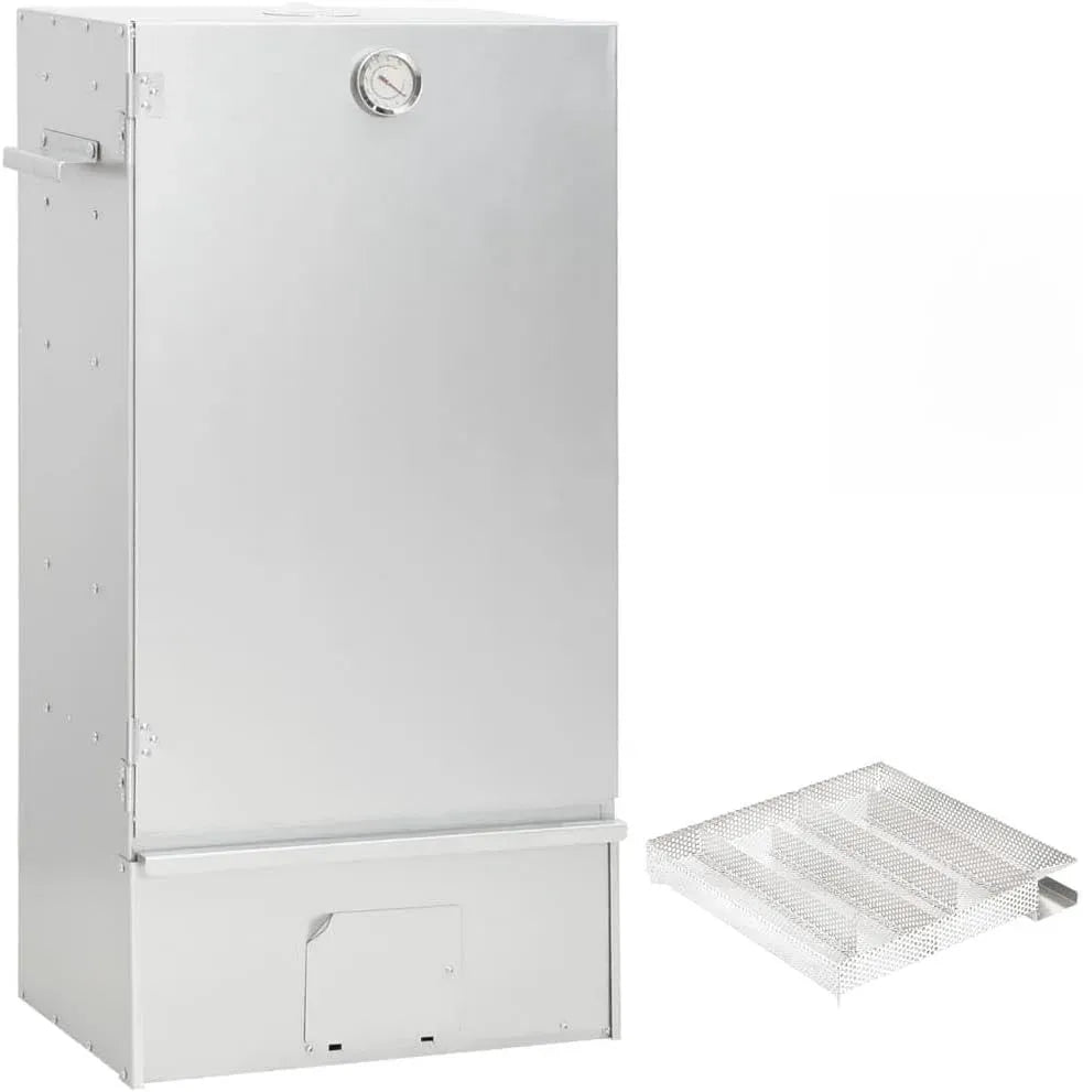 Kaltrauchgenerator, Räucherofen, 44,5x29x83 cm, 1 kg, Outdoor, Holz, für Outdoor BBQ und Garten inklusive 12 Haken