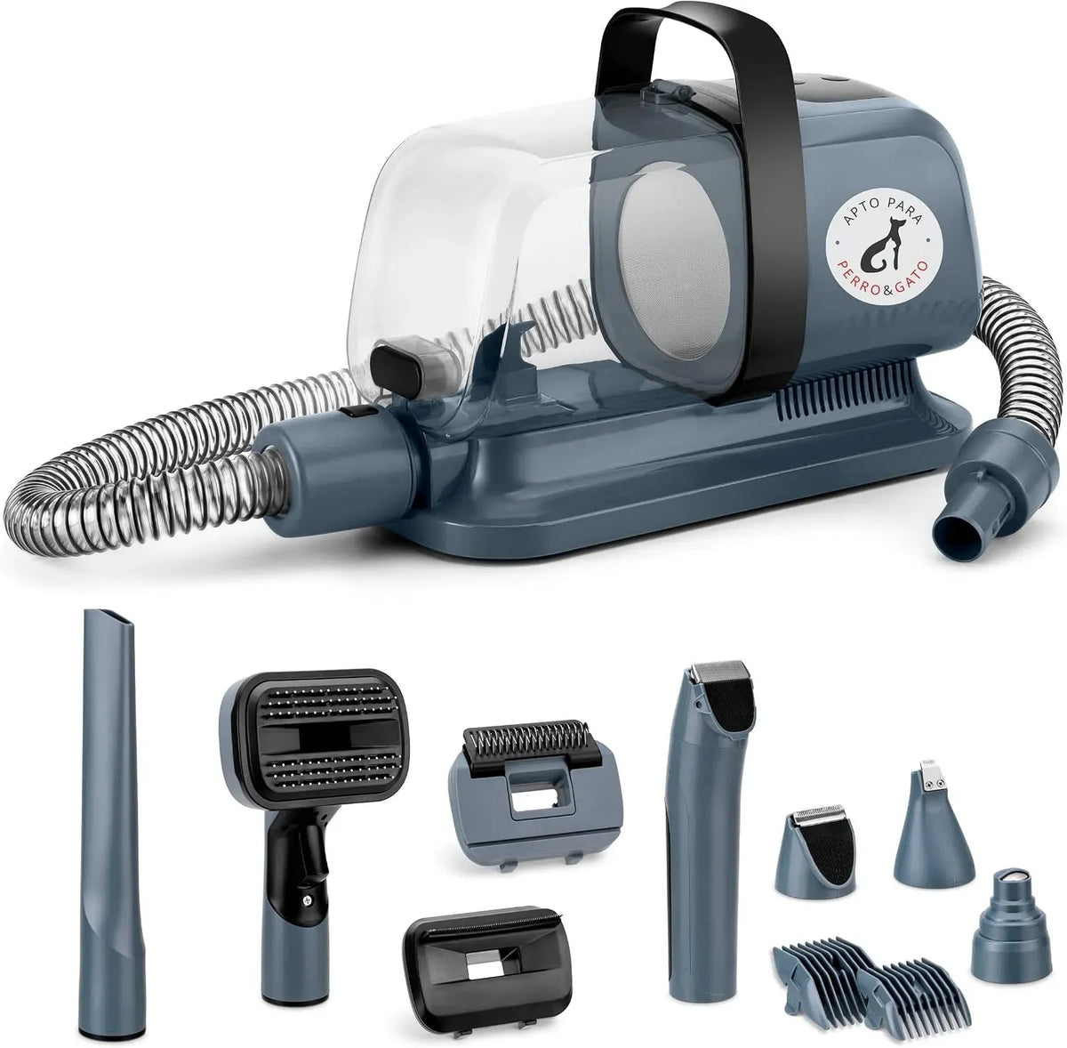 Staubsauger, 2 L, Wiederaufladbare Haarschneidemaschine, 2L Behälter, 3 Saugstufen