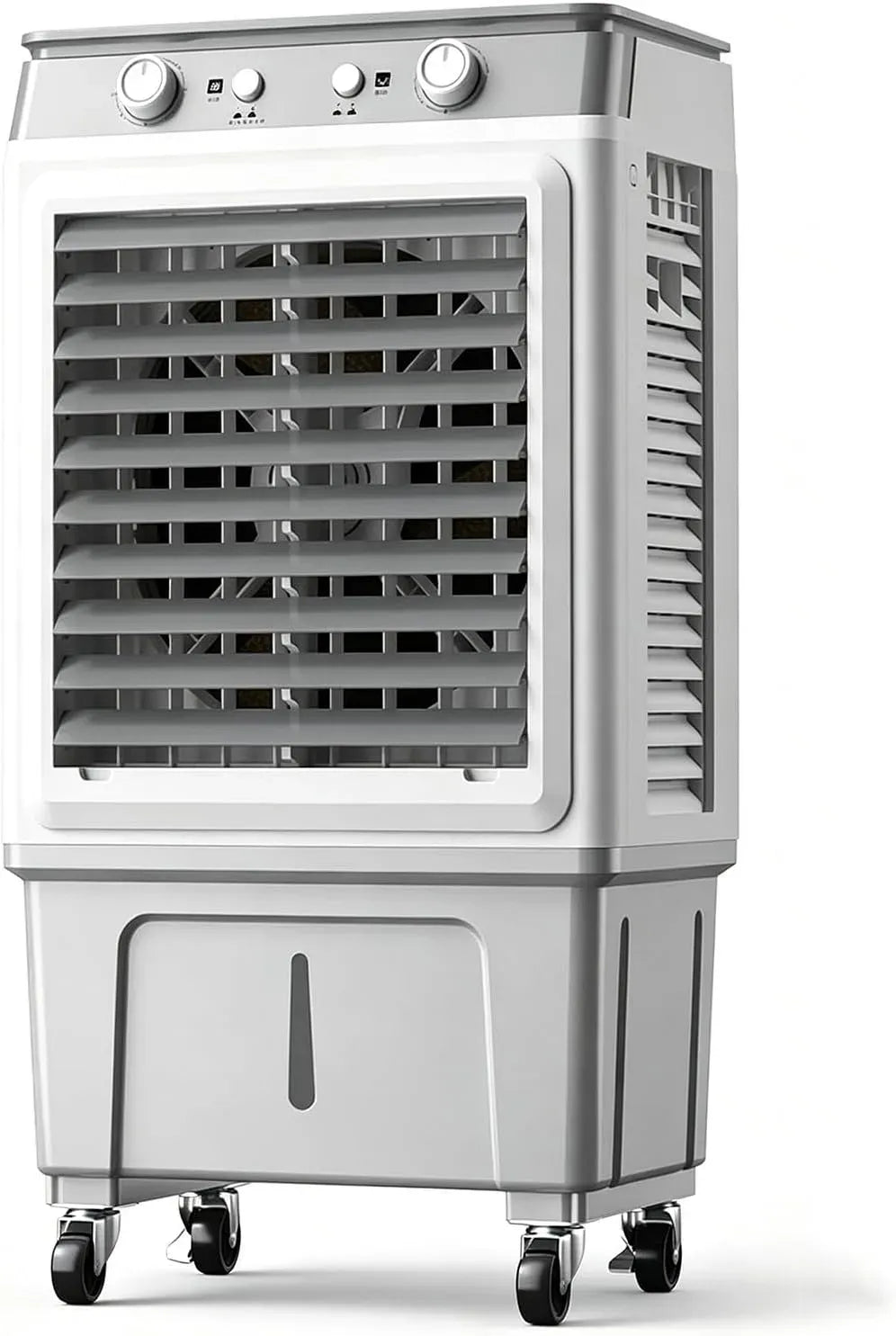 Klimaanlage, 30 L, tragbar, 3 Geschwindigkeiten, Oszillation, großer Wassertank, Tragbarer 3 Geschwindigkeiten Swamp Cooler