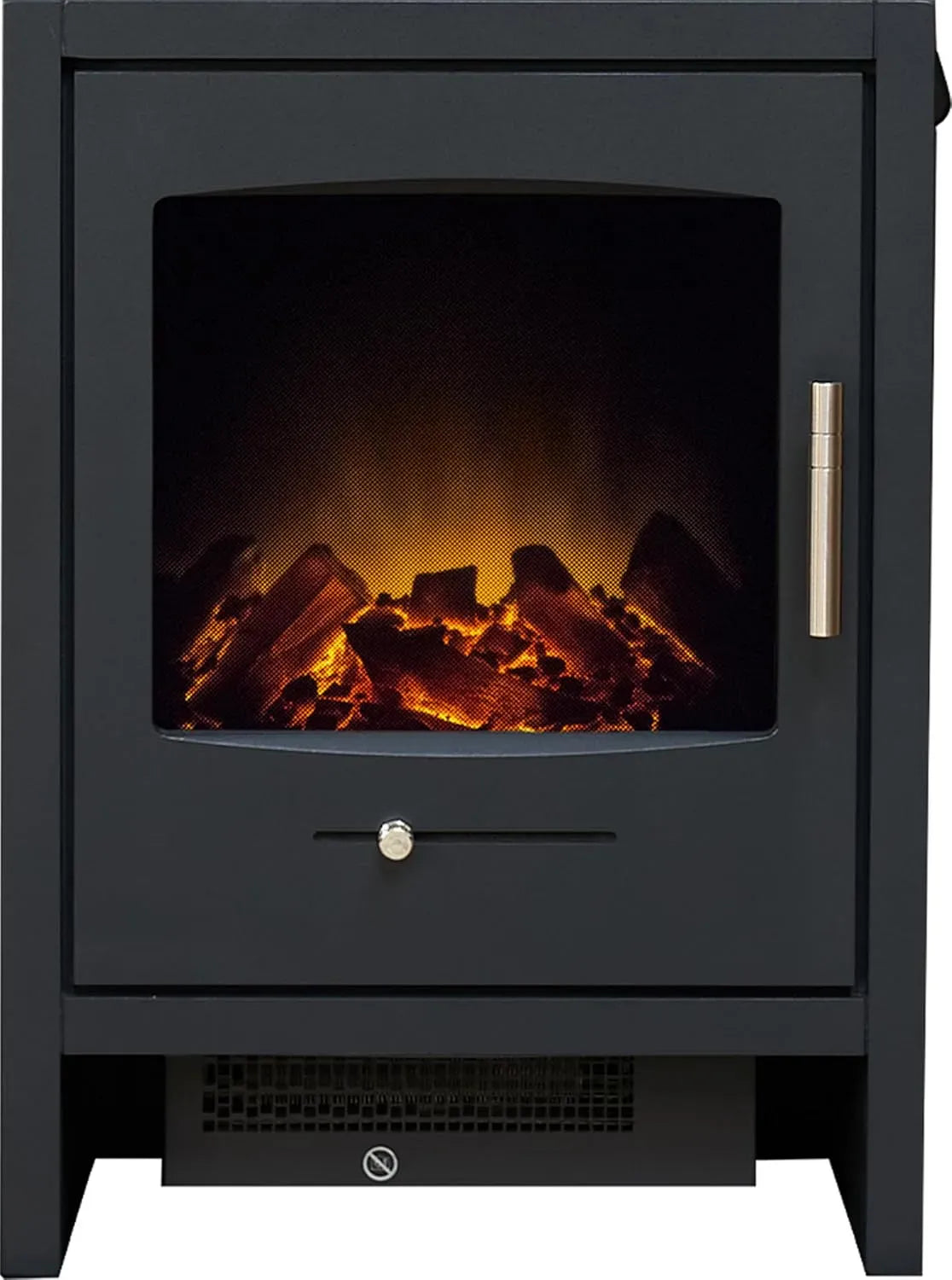 Elektroheizung, leise, LED Flammeneffekt, Wärmestufen, Kamin elektrisch mit 0, 1.8 KW