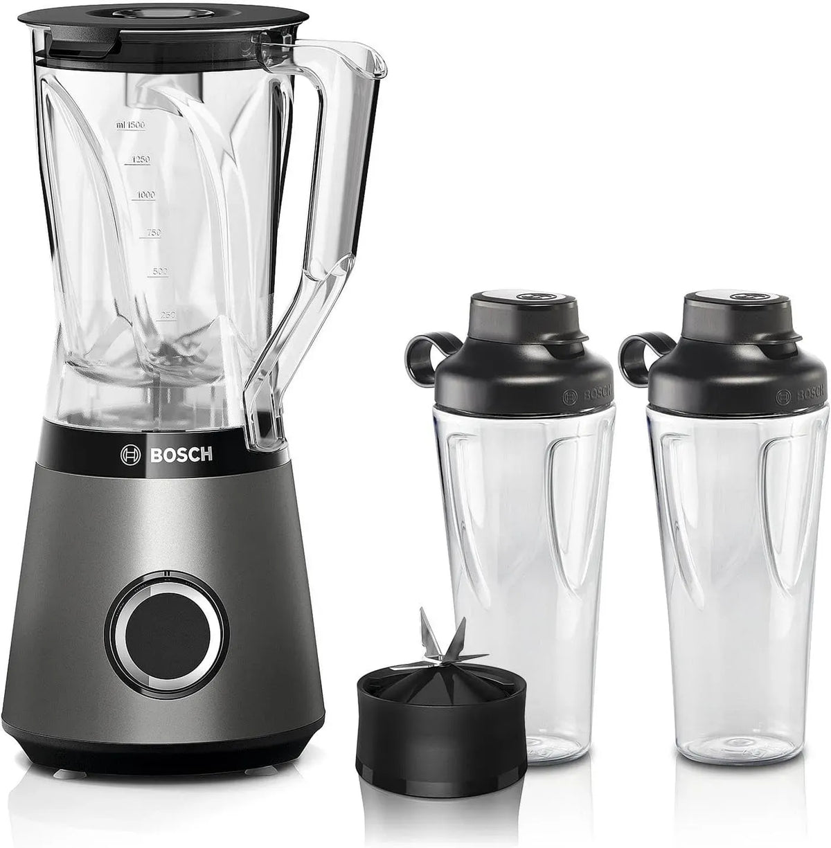 Bosch Serie 4 MMB6174SN2 Standmixer, 1200 W, Silber