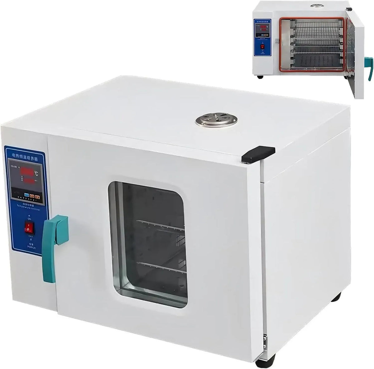 StainlessSteel-43L Industrietrockenschrank, Vakuumtrockenschrank, Elektroheizung, 43 L, 800 W, 220 V, Wärmefunktion, für Labore