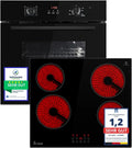 Herdset mit Kochfeld und Backofen, KKT KOLBE SET8005FBCH5900RL