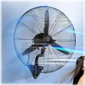 Ventilator, 320 W, 3 Geschwindigkeiten, Oszillation, Schwarz, 180/230/320 W-Kupferkern-MotorküHlungslüFter, Color : 3 leave