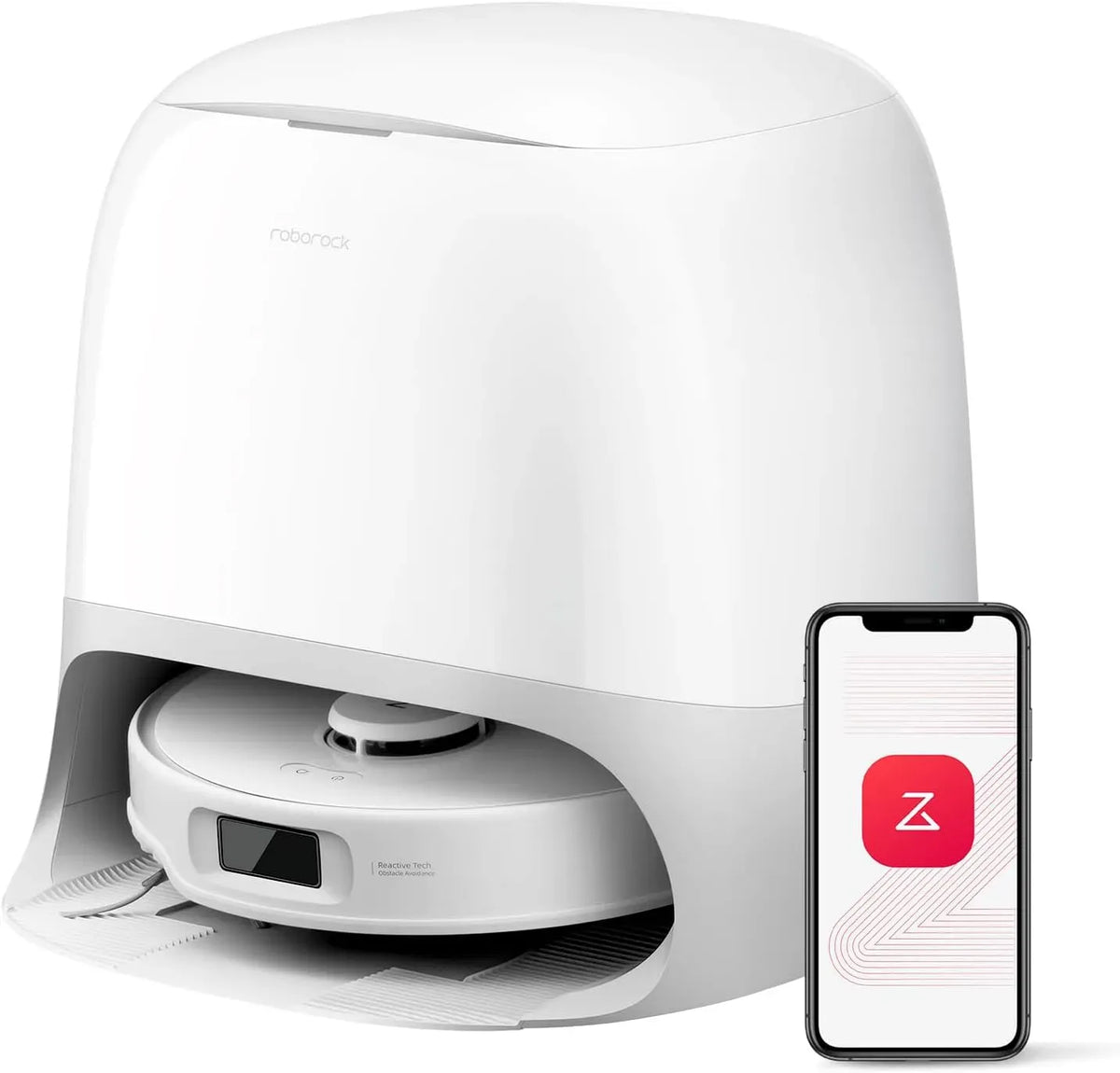 Saugroboter S5X, Weiß, Staubsaugerroboter, roborock Qrevo Curv Saugroboter Weiß Generalüberholt