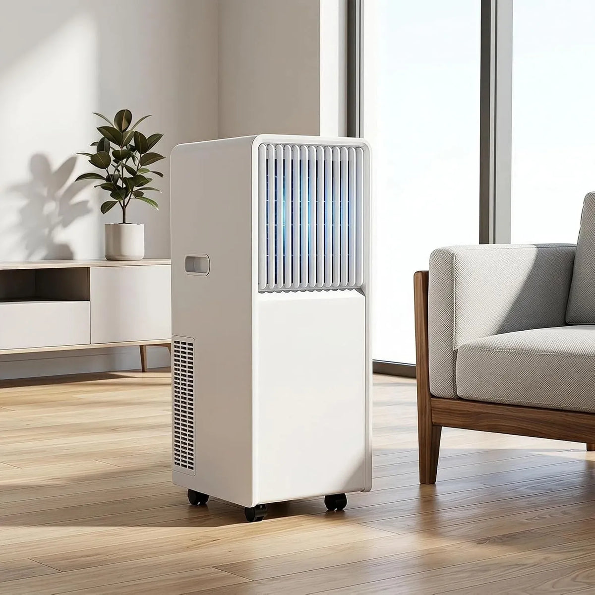 Klimaanlage 3-in-1, Fernbedienung & Fensterkit für Räume bis 35m², 14000 BTU