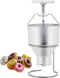 Donutmaschine, Donutmaker, Edelstahl, Donut Maker, Kolbenspender, Mini Donut Maker Kolbenspender mit Ständer
