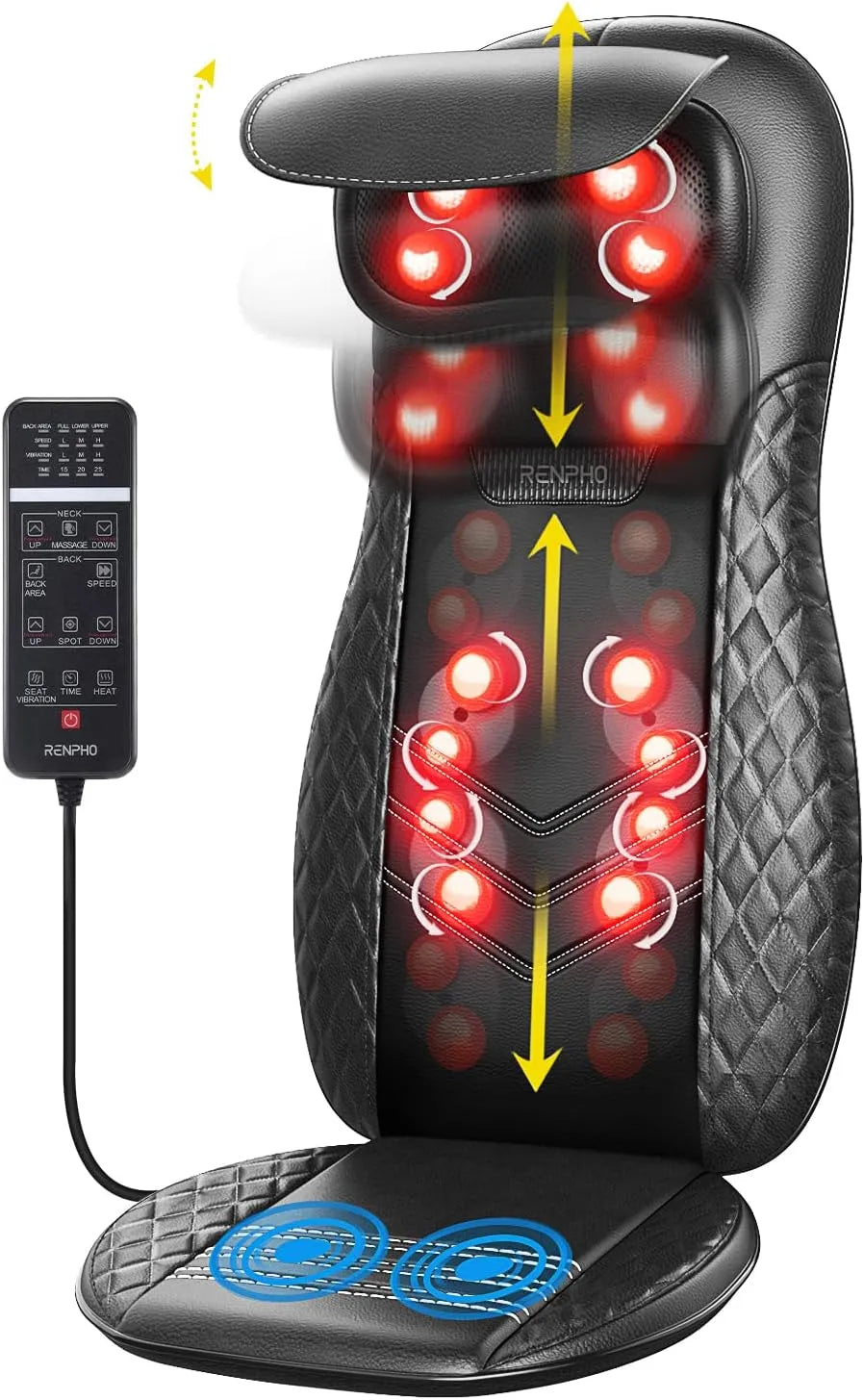 Massagegerät, Wärmefunktion, für Rücken, RENPHO