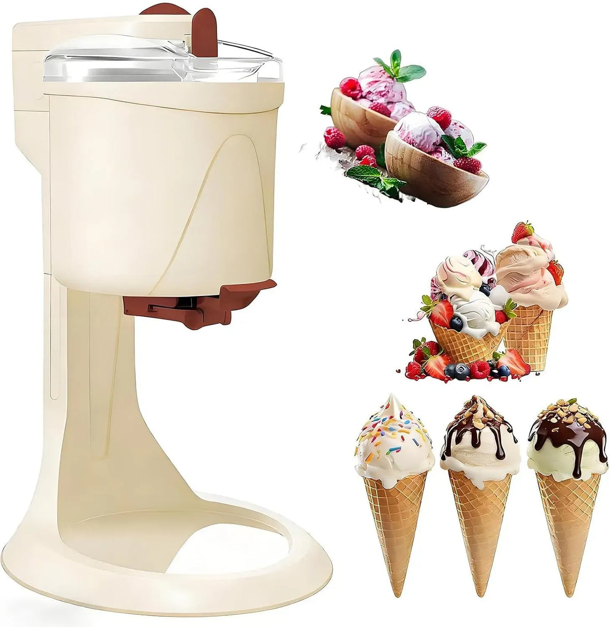 Softeismaschine, Speiseeismaschine, Slush-Eisbereiter, für Zuhause