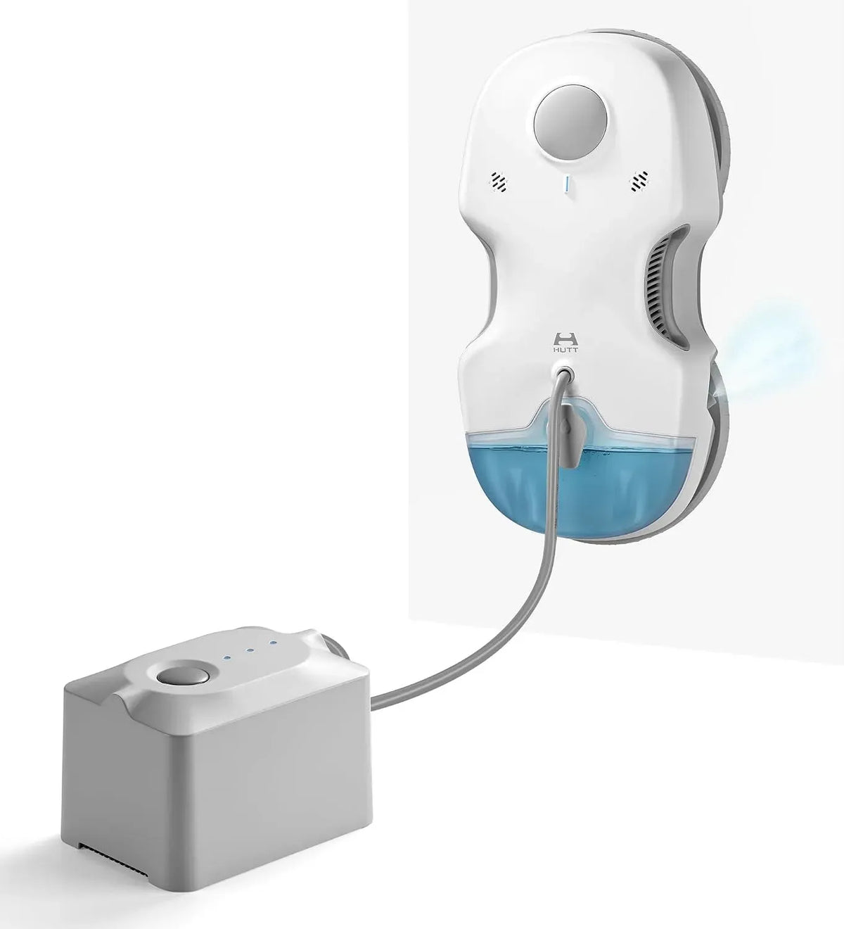 Fensterputzroboter, Fensterreiniger, Koffer, Akku, elektrischer Fensterreiniger, 80 ml, 3D-Optik, kabellos, HUTT