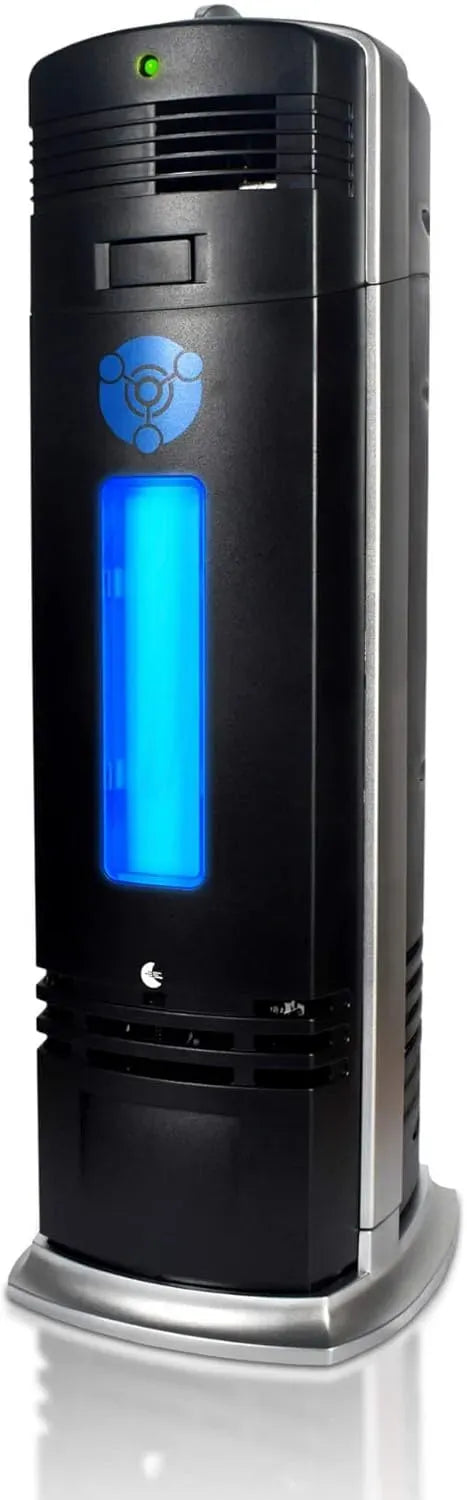 Luftreiniger B-1000, Schwarz, Luftreinigungsgerät, ionisator, permanent Filter luftreiniger pro ionisator mit uv-c sanitizer