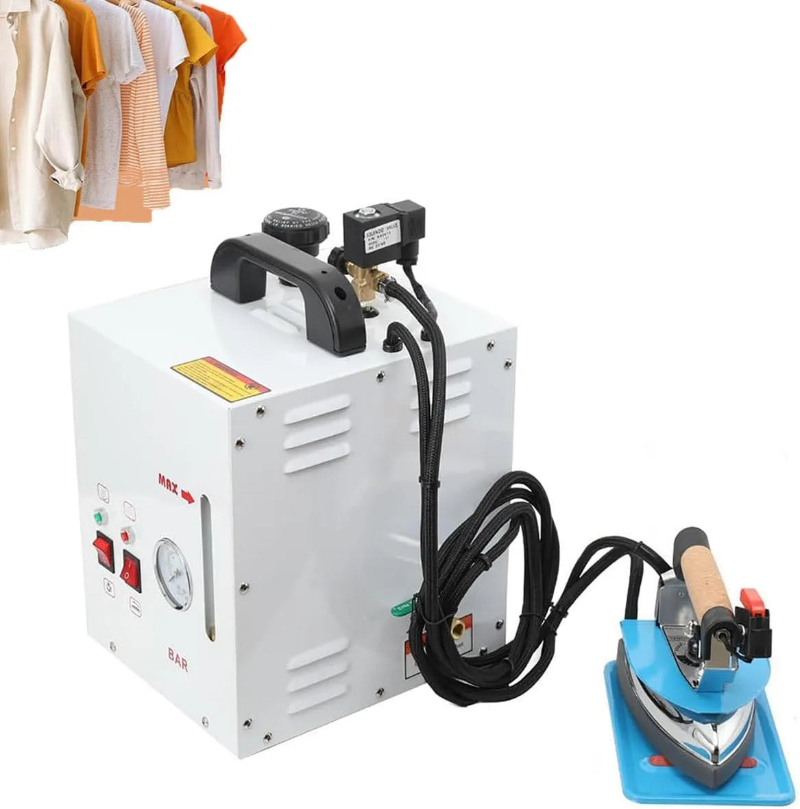 4-Liter-Wassertank Bügeleisen, elektrisches Bügeleisen, großer Wassertank, Dampf, für Haushalt und Gewerbe