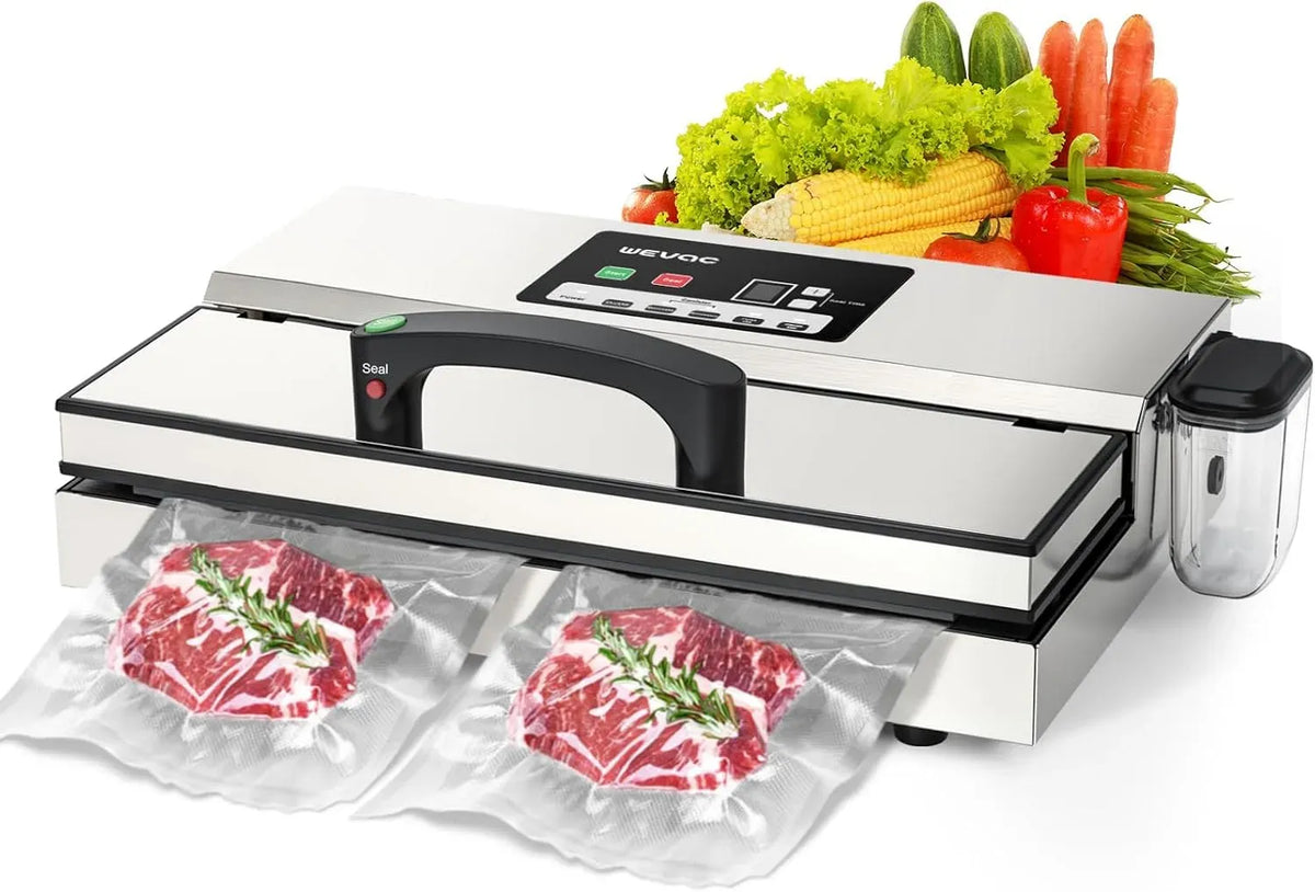 12-in-1-Lebensmittelversiegelung Vakuumiergerät, Vakuumierer für Lebensmittel, 550 W, 95 kPa