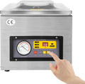 4Pcs/min 5.5L/s Kammervakuumierer, Vakuumiergerät, Vakuummaschine, Tischgerät, Vakuumierer für Lebensmittel, 120 W, 220 V, 5.5 L, Edelstahl