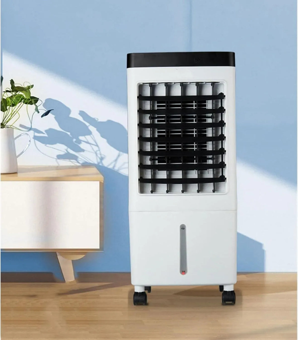 Klimaanlage 7-Stunden-Timer 10-Liter-Wassertank, tragbar, großer Wassertank, 60°-Weitwinkel-Schwenkfunktion, 3 Leistungsstufen