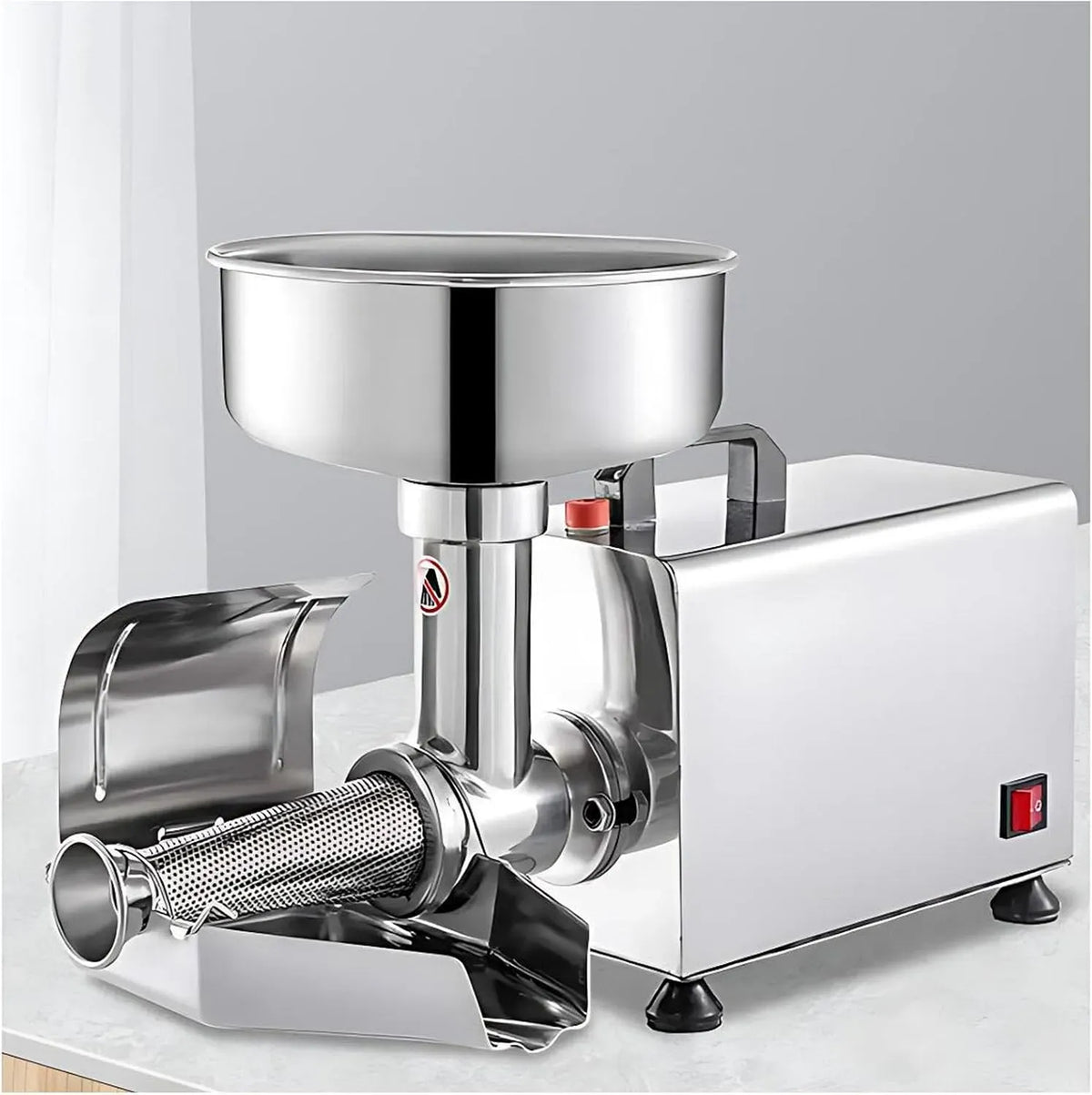 Tomatenpassiermaschine 90-160kg/H, 450 W, 220 V, Tomatenpresse, Edelstahl, Marmeladenkocher Aus Edelstahl