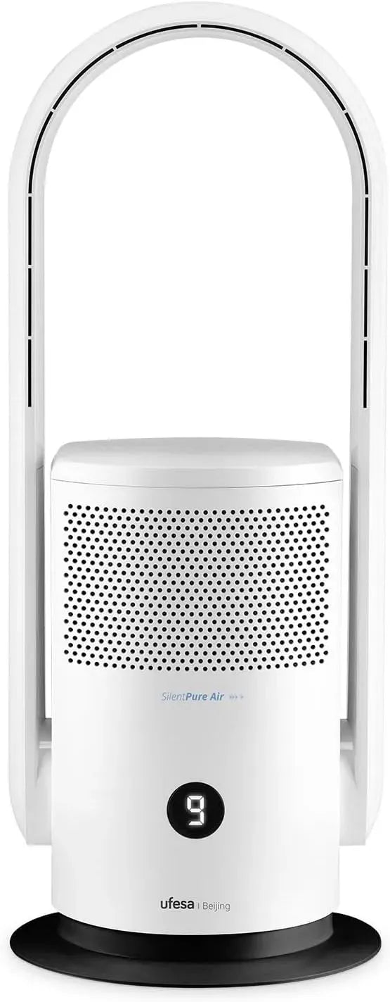 Luftreiniger CADR 90 HEPA13, 35 W, 90 m³/h, Timer, Oszillation, 8‑Std‑Timer, 80º Oszillation, LED‑Display, 9 Geschwindigkeiten