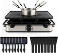 Tischgrill, Fondue, elektrischer Tischgrill, Antihaftbeschichtung